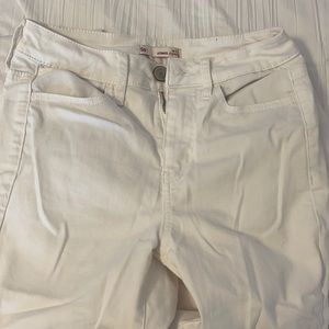 white jeans